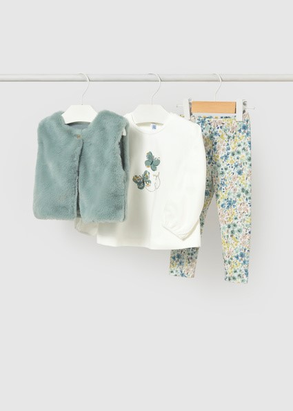 Compl. leggings gilet pelo
