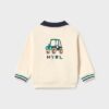 Pullover con collo polo