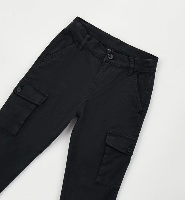Pantalone tessuto navetta lungo