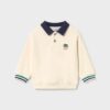 Pullover con collo polo