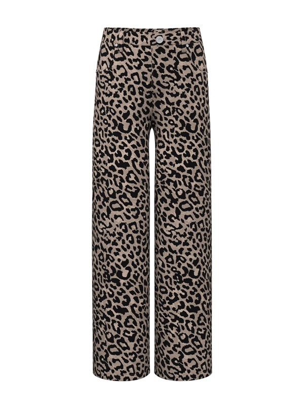 Bull denim relaxed pants