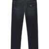 Slim stretch black denim pants