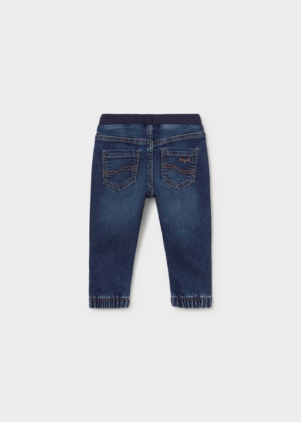 Pantalone soft denim jogger