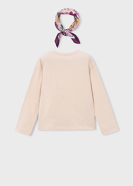 Maglietta m/l foulard