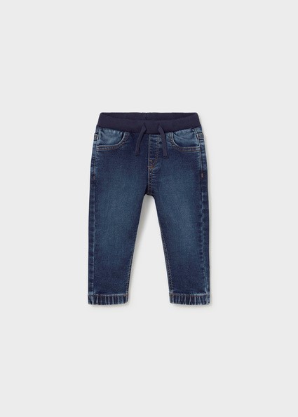 Pantalone soft denim jogger