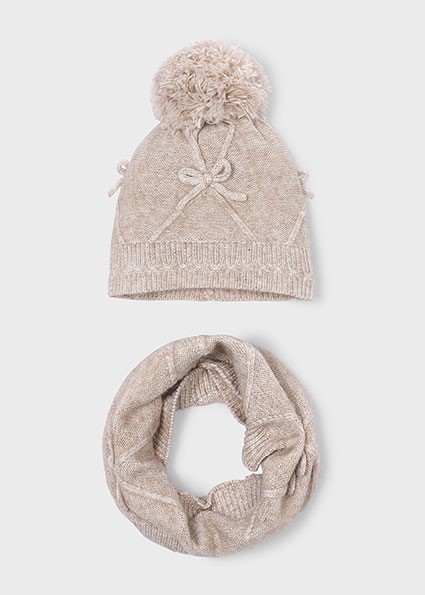 Compl. cappello sciarpa fiocc