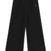 Stretch twill palazzo pants