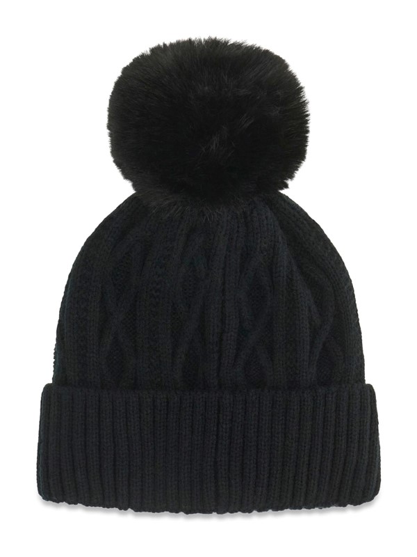 Pom pom beanie
