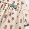 Vestito felpa stampa