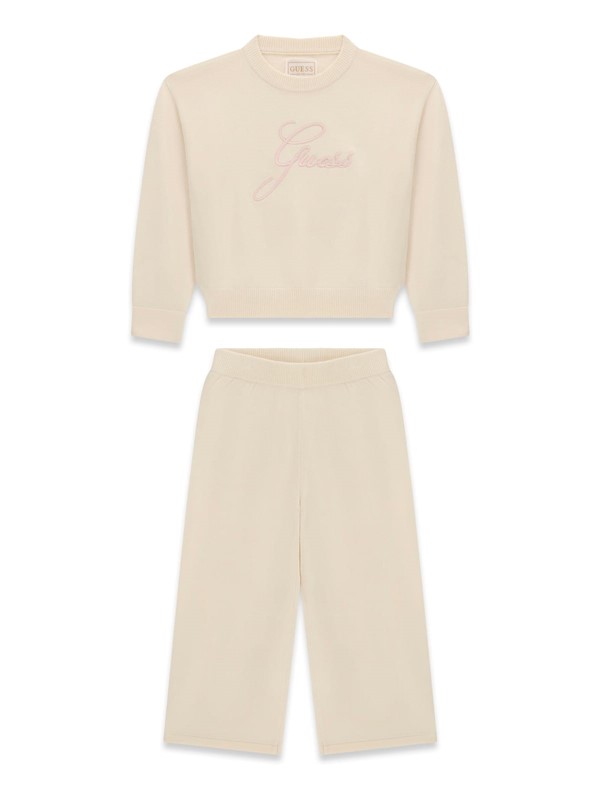 Set: hooded ls sweater top+ sw
