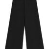 Stretch twill palazzo pants