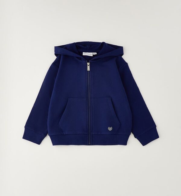 Felpa aperta ml con zip o con bottoni